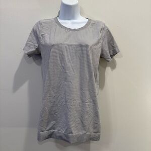 Lululemon Striped Top. Size 8-10. Good condition.